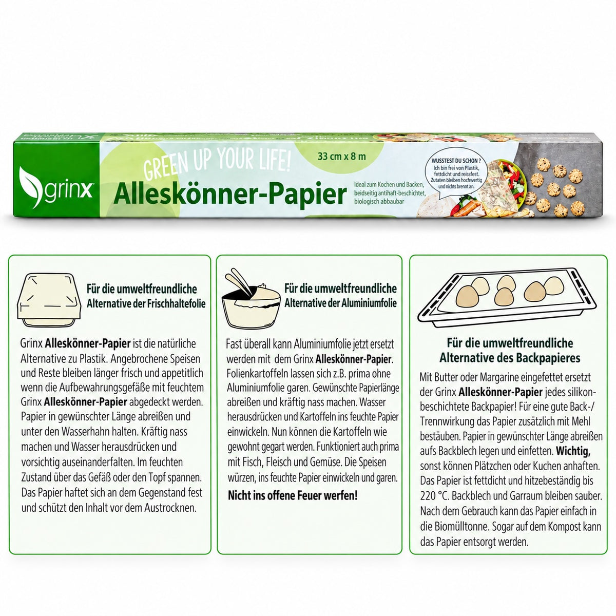 Alleskönner Backpapier 8m Bild 1
