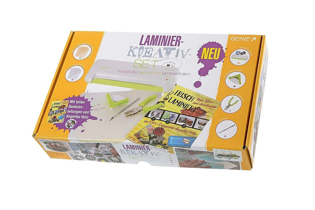 GENIE Laminier Kreativ Set Bastelset Laminiergerät Bild 5
