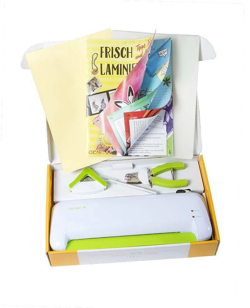GENIE Laminier Kreativ Set Bastelset Laminiergerät Bild 6