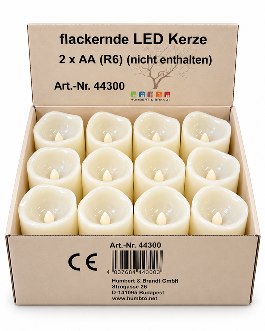 LED Kerze flackernd im 12er Verkaufsdisplay Bild 2