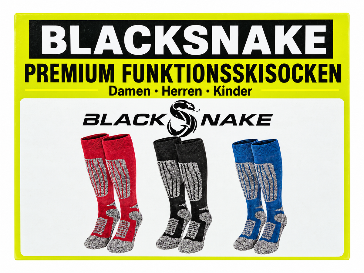 Black Snake Funktions Skistrümpfe Kids Bild 1