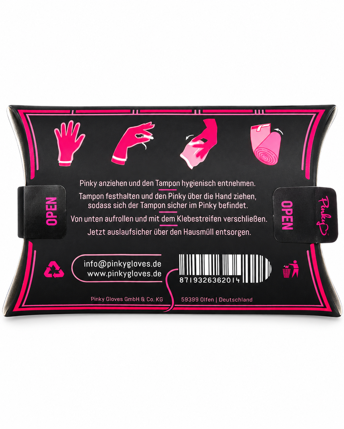 Pinky Hygienehandschuh 12er Pack im Verkaufsdisplay Bild 1