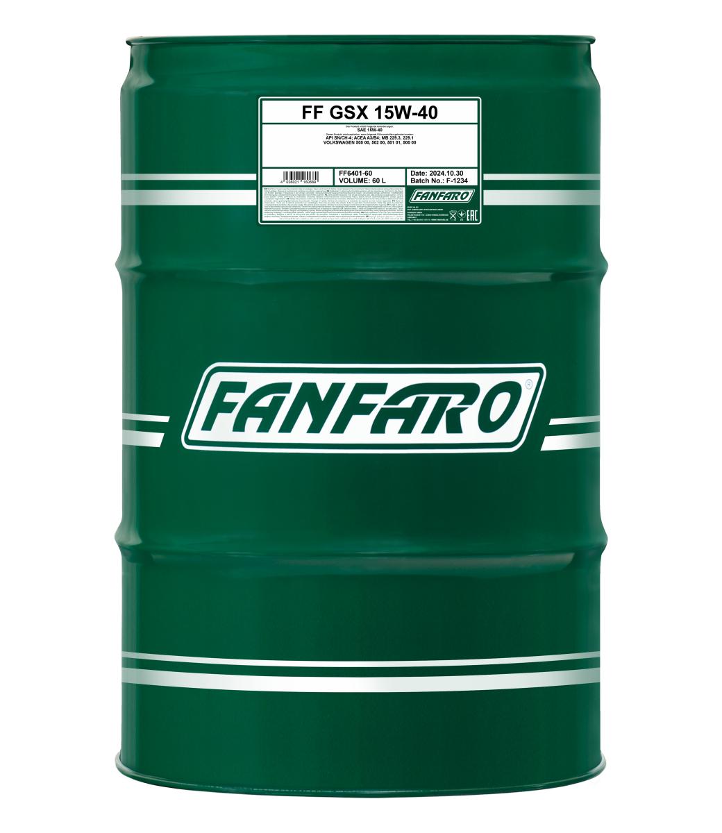 FANFARO 6401 GSX 15W-40 60 Liter