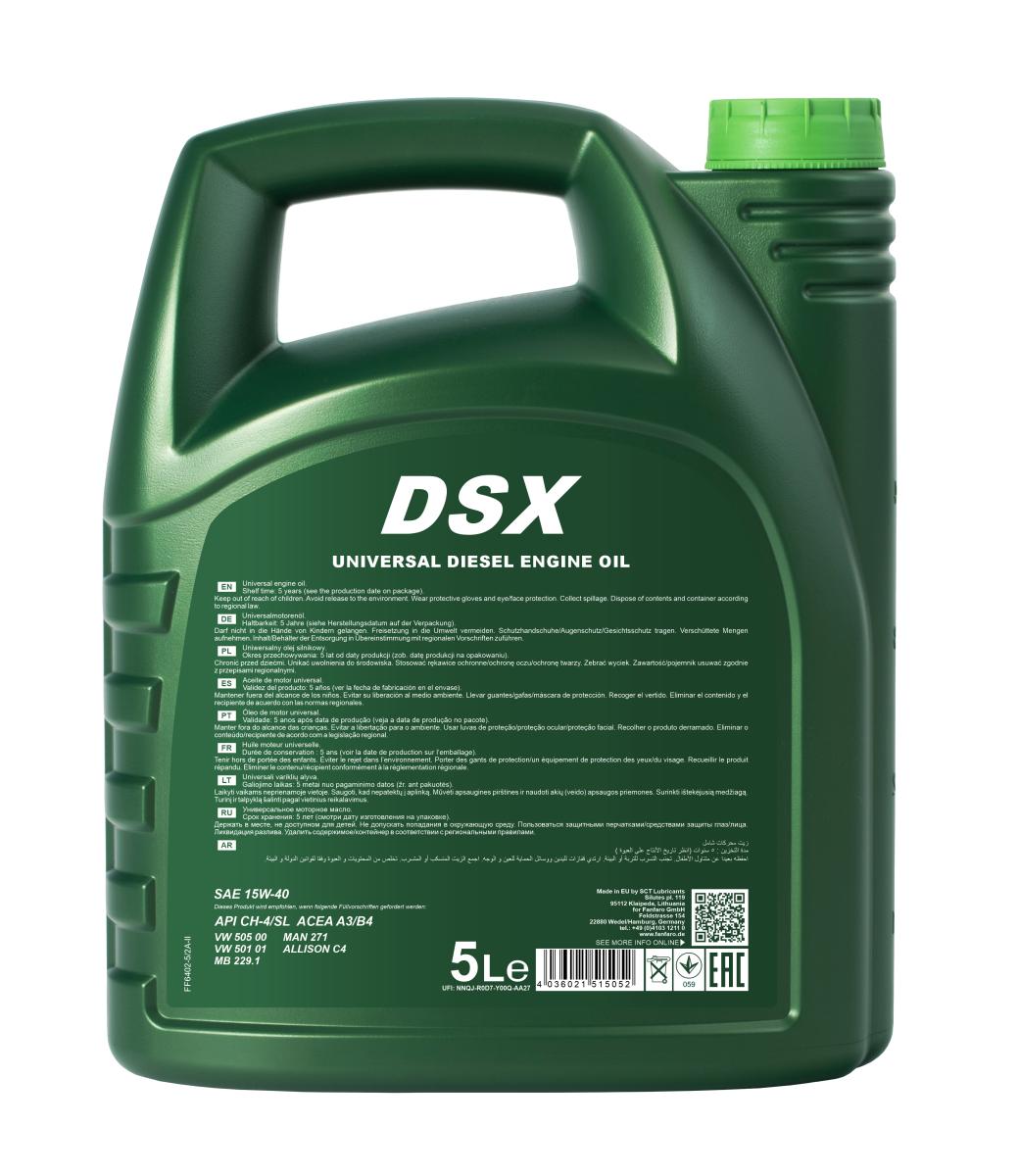 FANFARO 6402 DSX 15W-40 5 Liter