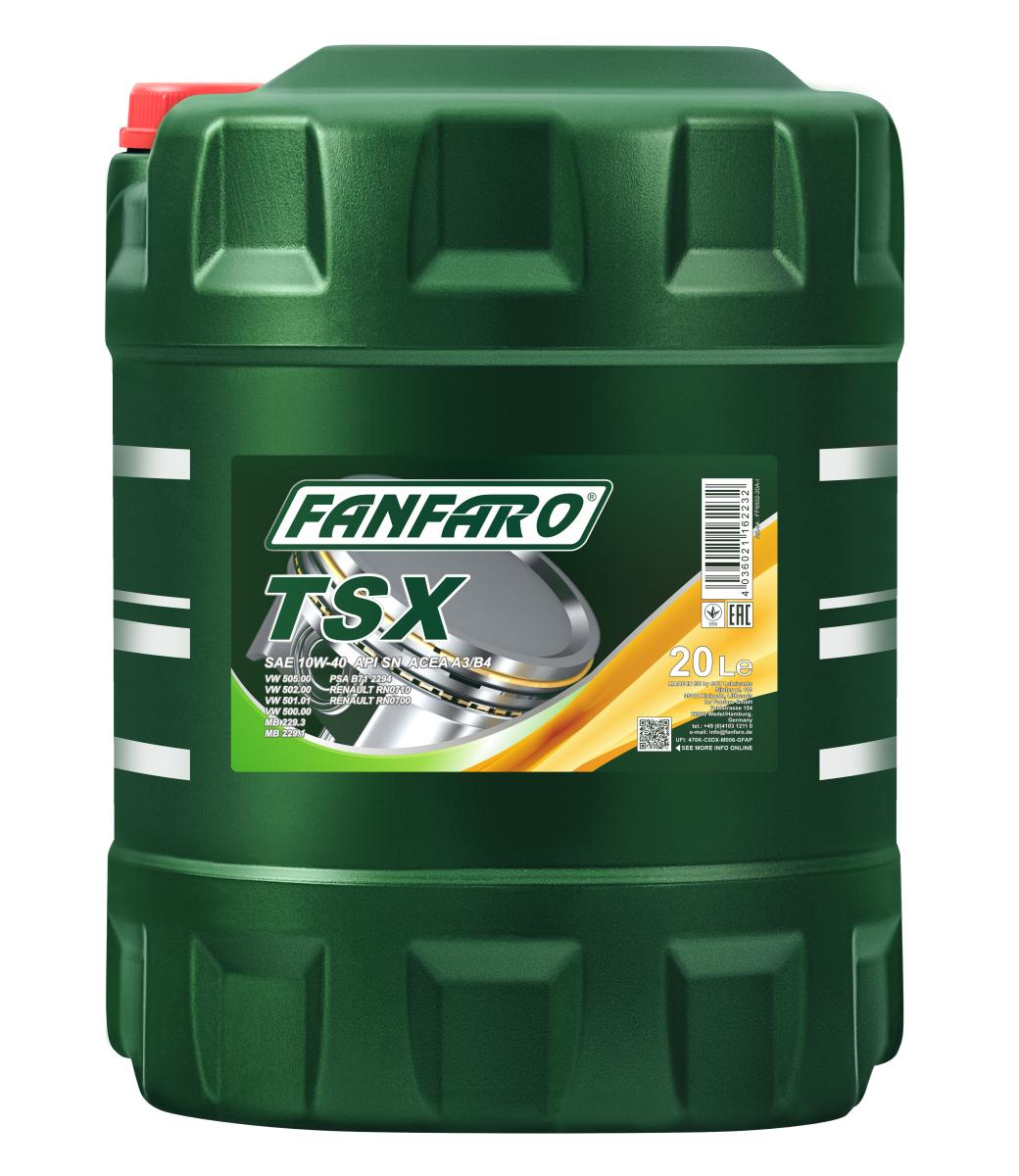 FANFARO 6502 TSX 10W-40 20 Liter