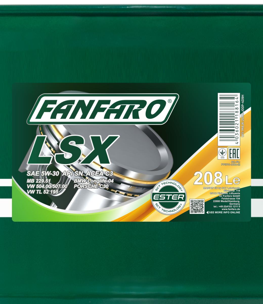 FANFARO 6701 LSX 5W-30 208 Liter