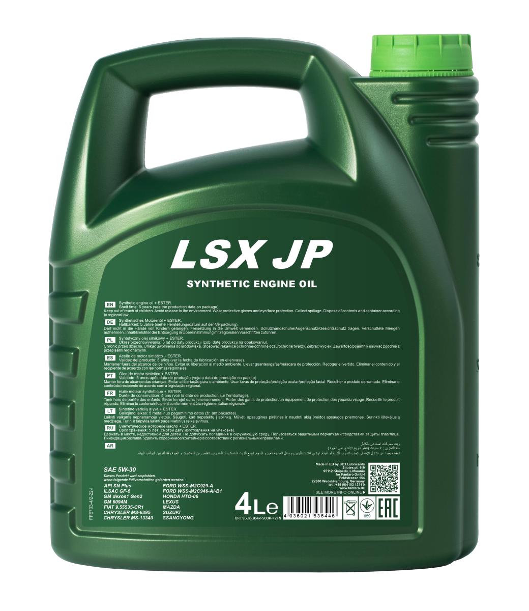 FANFARO 6703 LSX JP 5W-30 4 Liter