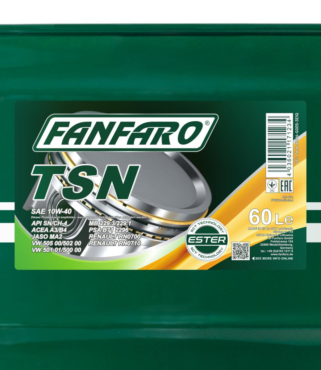 FANFARO 6704 TSN 10W-40 60 Liter