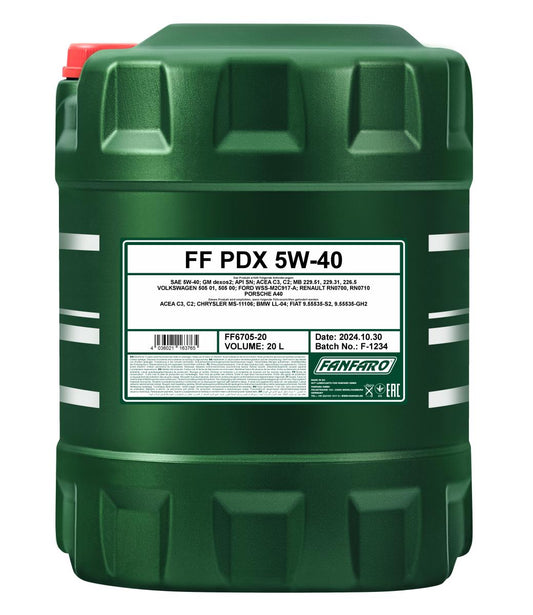 FANFARO 6705 PDX 5W-40 20 Liter