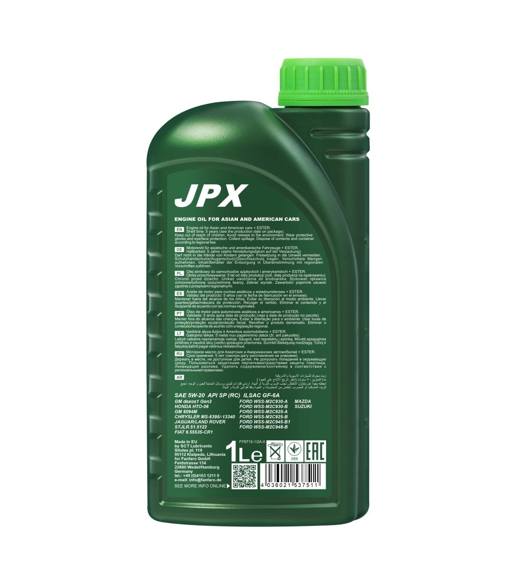 FANFARO 6715 JPX 5W-20 1 Liter
