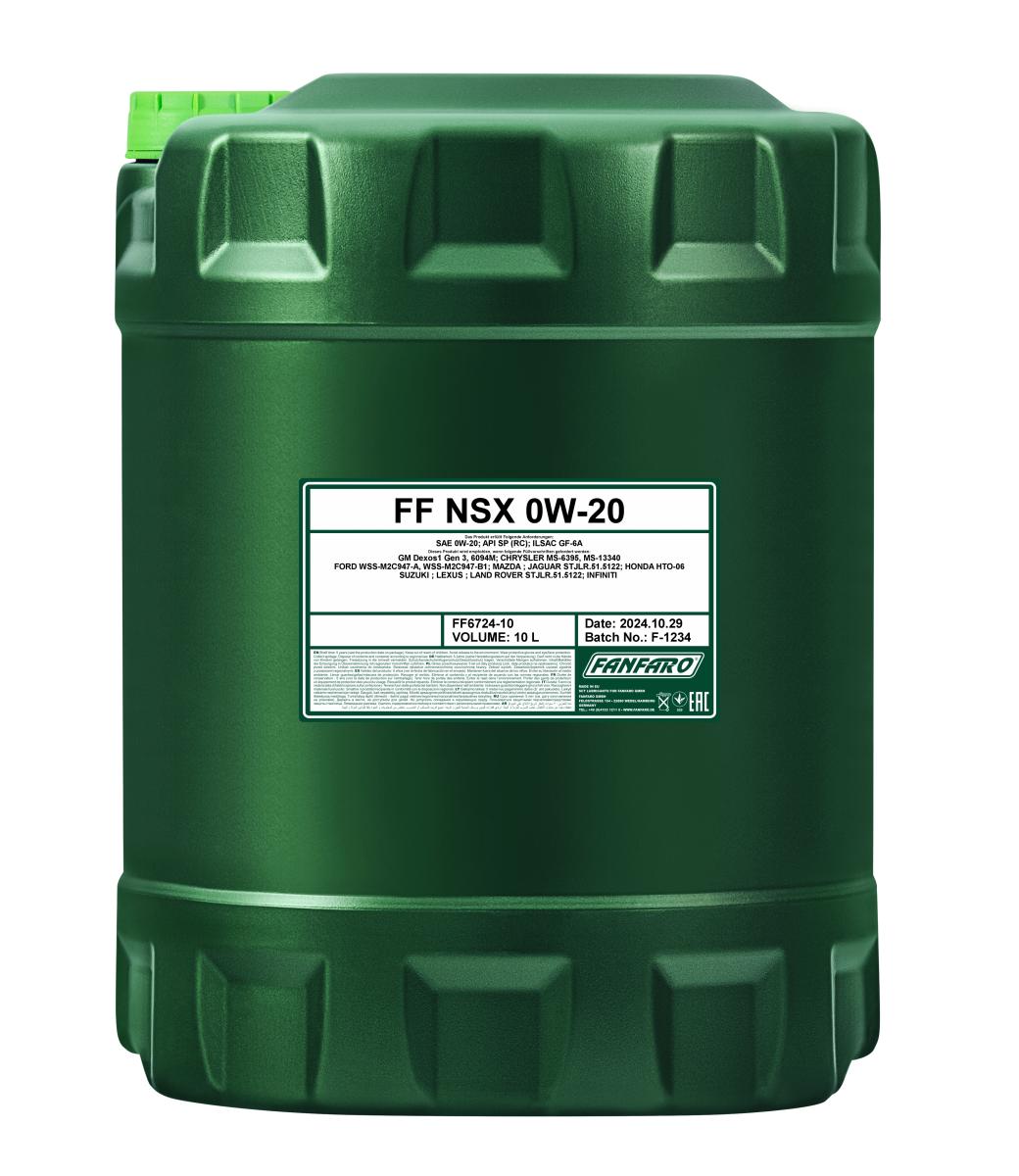 FANFARO 6724 NSX 0W-20 10 Liter