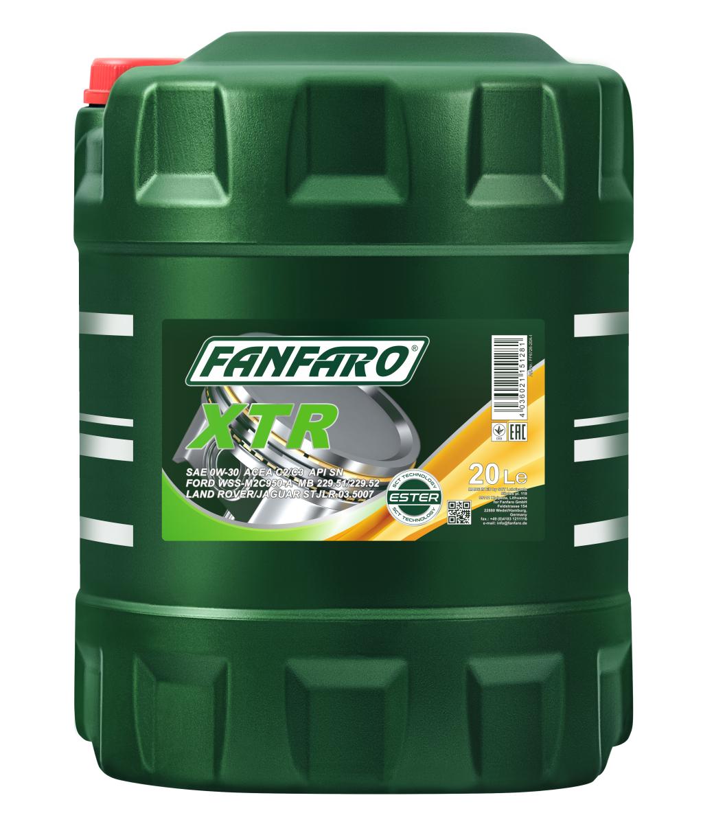 FANFARO 6726 XTR 0W-30 20 Liter