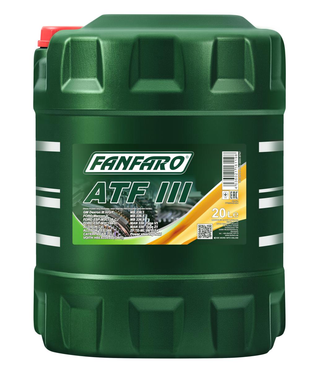 FANFARO 8603 ATF III 20 Liter