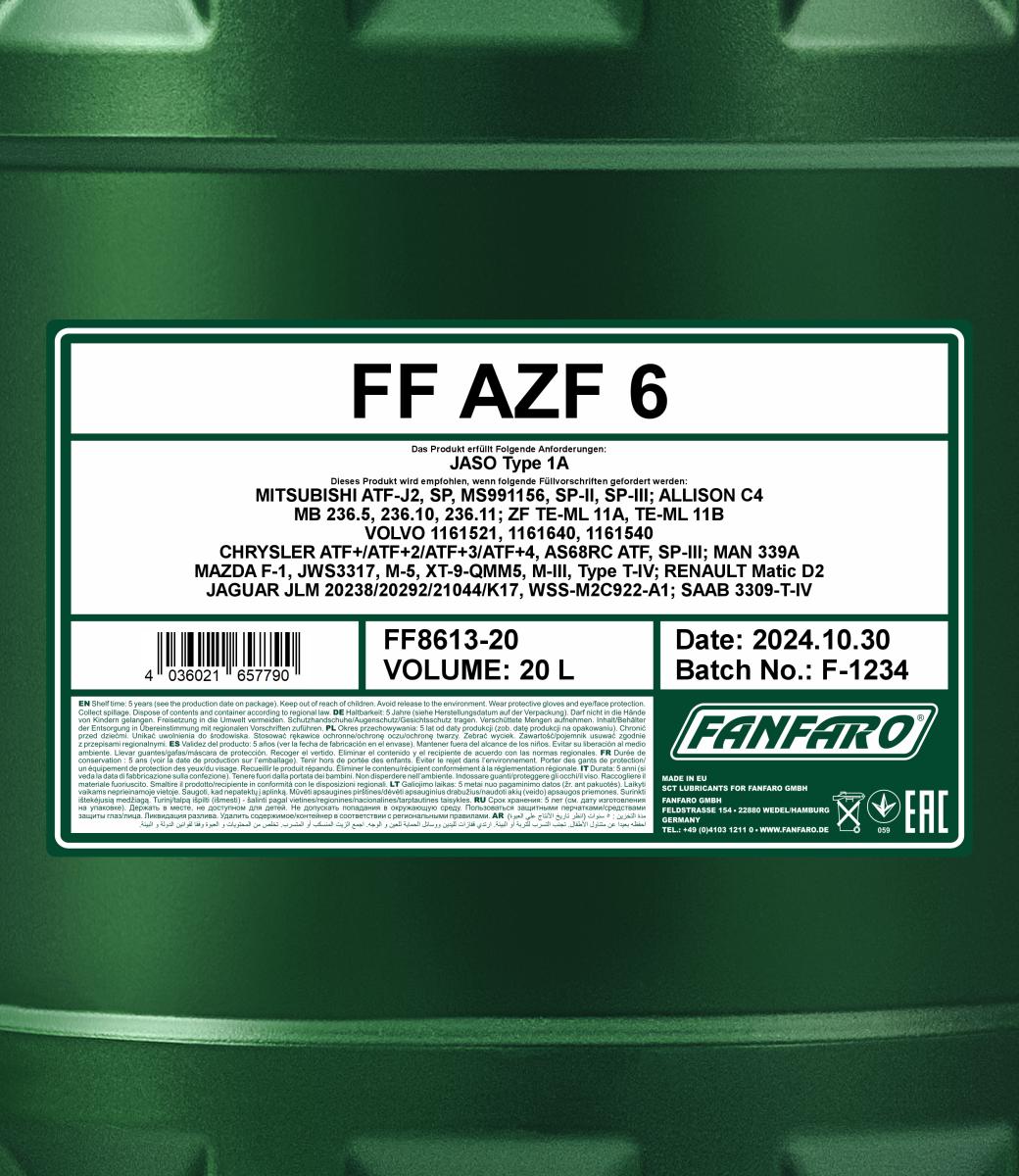 FANFARO 8613 AZF 6 20 Liter