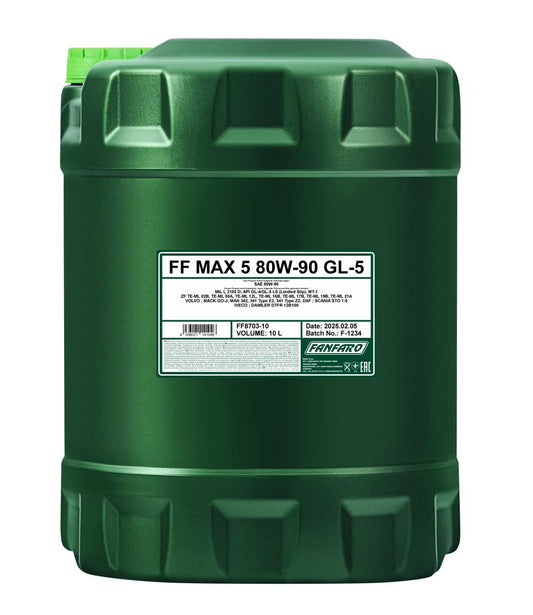 FANFARO 8703 MAX 5 80W-90 GL-5 LS 10 Liter