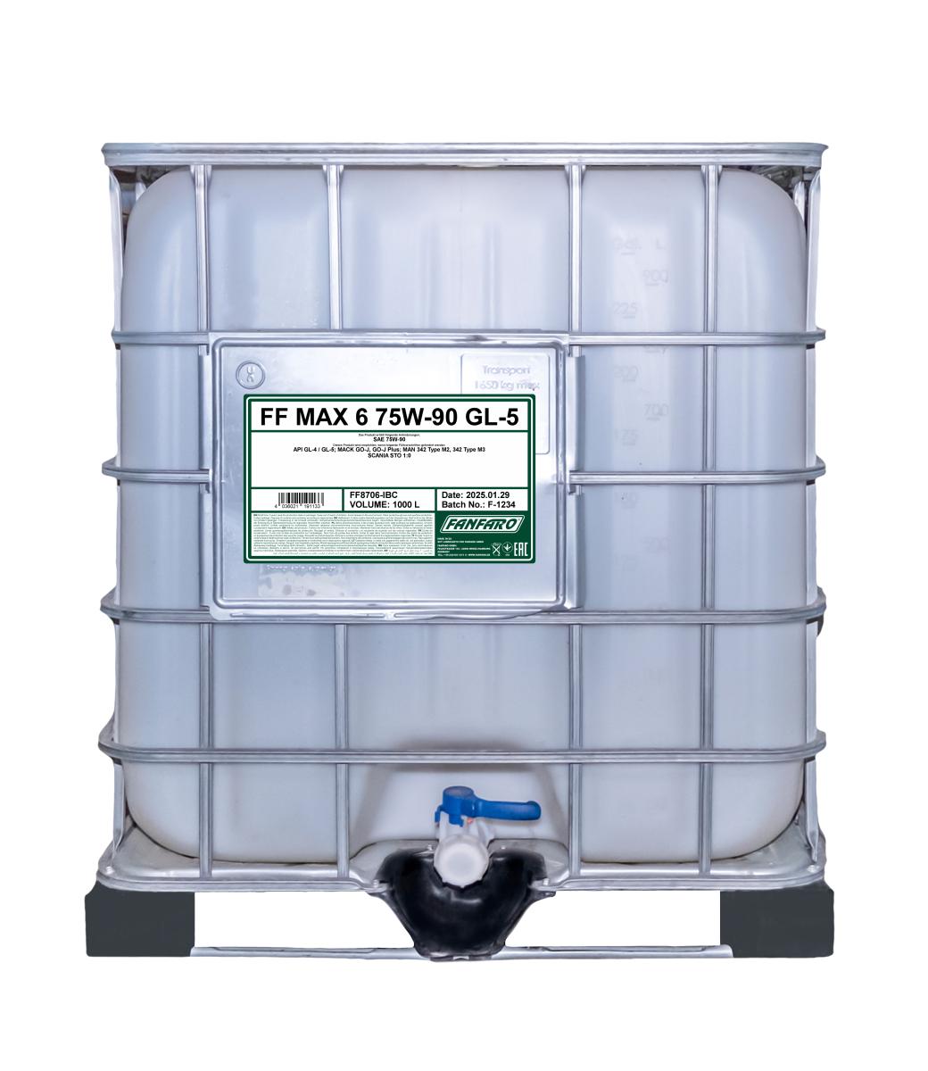 FANFARO 8706 MAX 6 75W-90 GL-5 1000 Liter