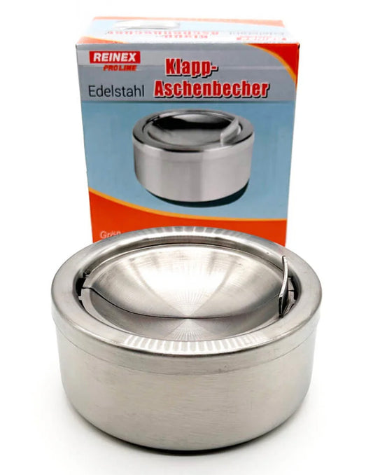 Aschenbecher Klappaschenbecher Edelstahl