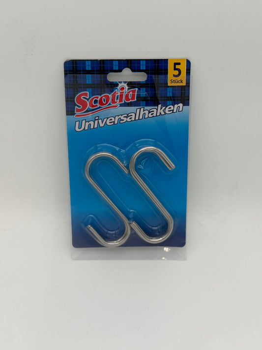 S - Haken Edelstahl 5er Pack