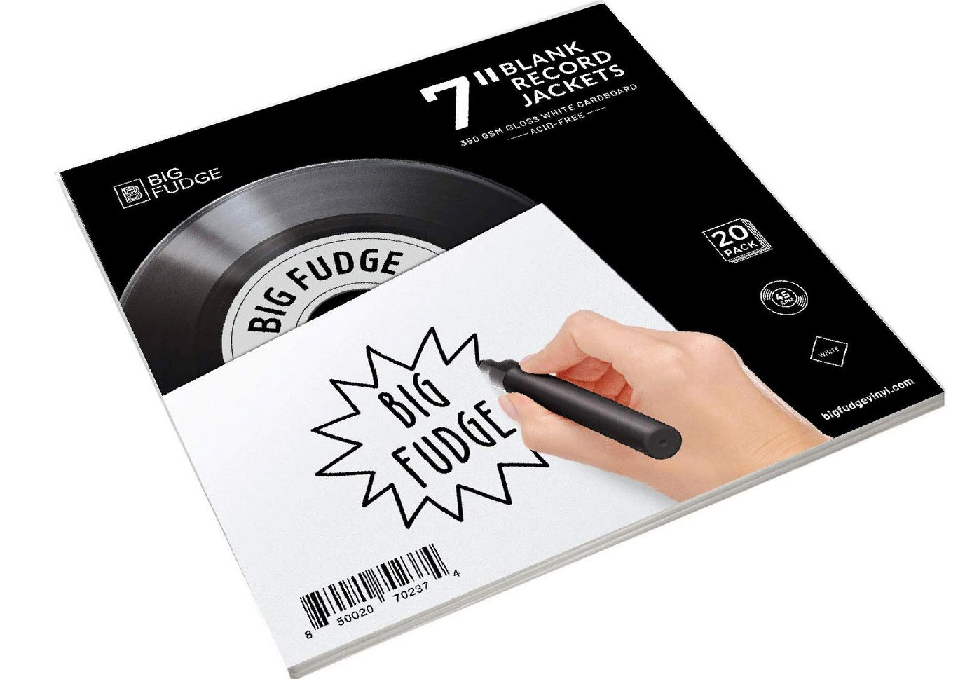 Schallplattenhüllen 7" 20er Pack