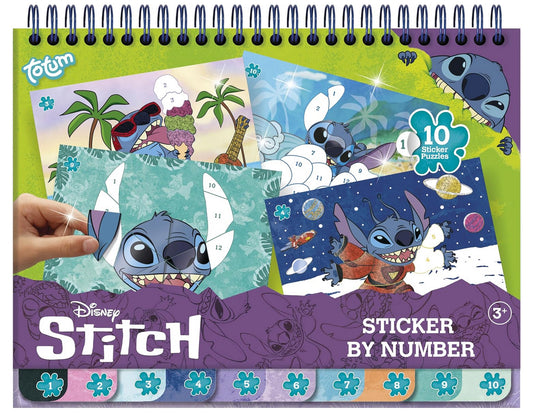 Sticker by number Stitch Disney